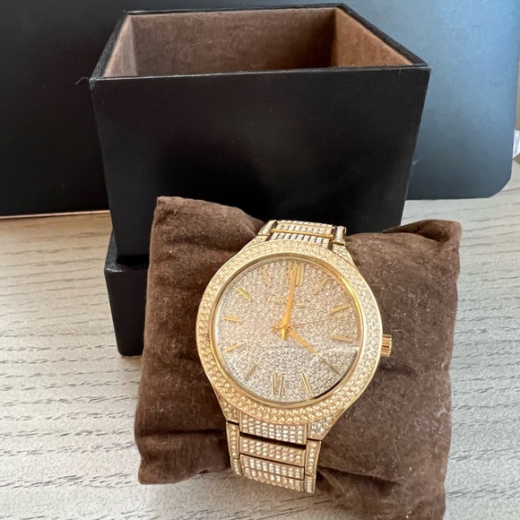 Michael Kors Gold studded watch main image 5